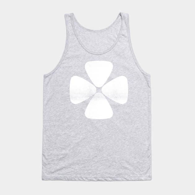 Clover - White Tank Top by RetroLogosDesigns